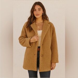 Collection B Tan Teddy Jacket